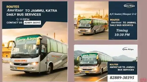 Guru Kirpa Tour And Travels Bus-Front Image