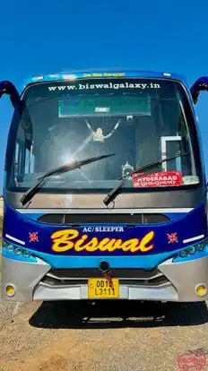 Biswal Galaxy Tours and Travels Bus-Front Image