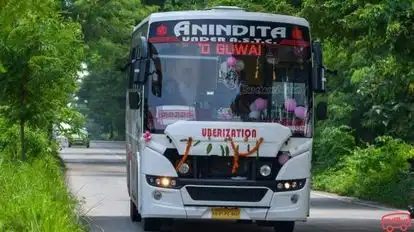 Anindita Travels Bus-Front Image