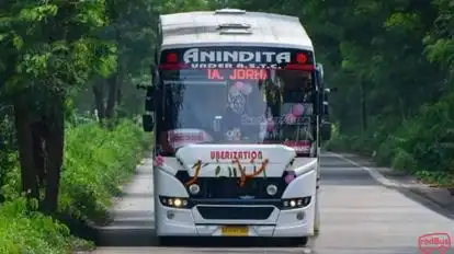 Anindita Travels Bus-Front Image