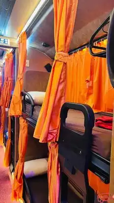 New Pooja Travels BRP Bus-Seats layout Image