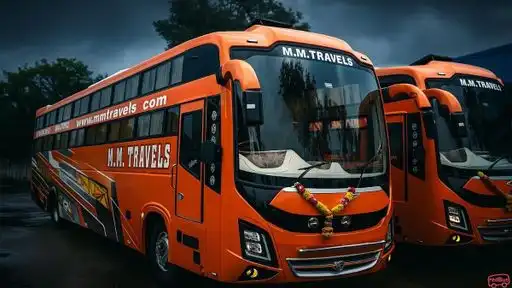 National Travels  Bus-Front Image