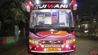 New jiwani Travels Bus-Front Image