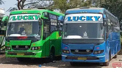 New Lucky Travels Bus-Front Image