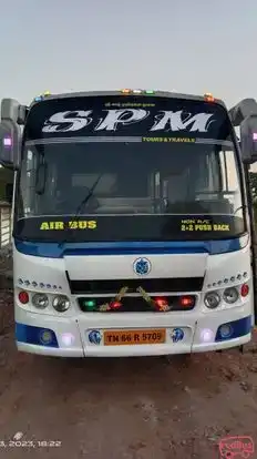 SPM Travels Bus-Front Image