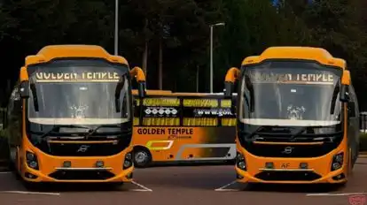 Golden Temple Express Volvo Bus-Front Image