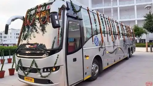 Golden Temple Express Volvo Bus-Front Image