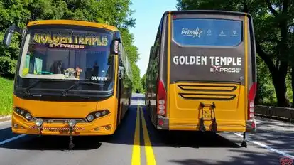 Golden Temple Express Volvo Bus-Front Image
