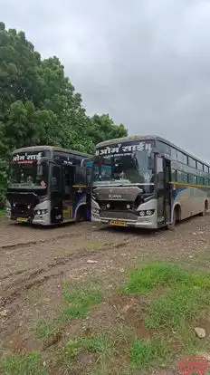 Om sai travels Bus-Front Image