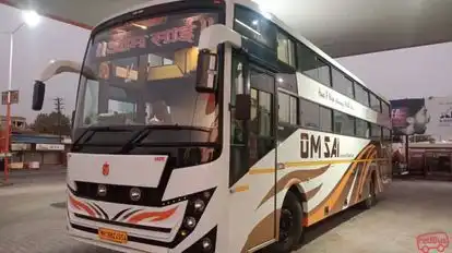 Om sai travels Bus-Front Image