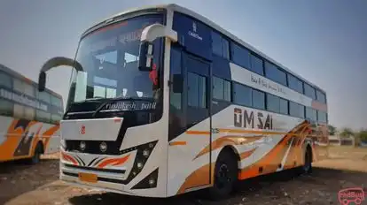 Om sai travels Bus-Side Image