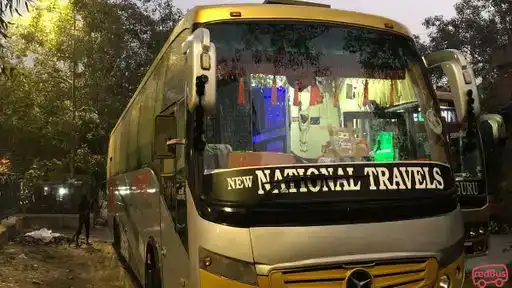 New National Travels  Bus-Front Image