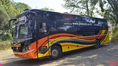 R R Travels Bus-Side Image