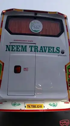 Neem Travels Bus-Seats layout Image