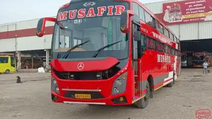 Musafir Travels Bus-Front Image