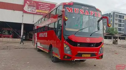 Musafir Travels Bus-Front Image