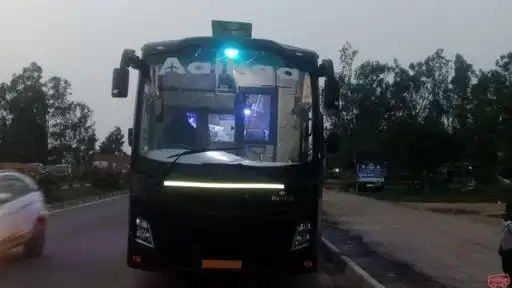 Aadishakti Travels Bus-Front Image