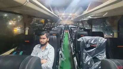 Aadishakti Travels Bus-Seats layout Image