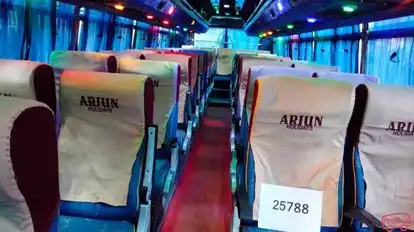 ARJUN HOLIDAYS Bus-Seats layout Image