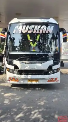 Muskan Travels Bus-Front Image