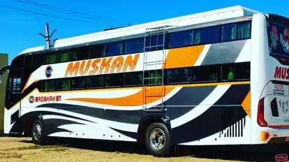 Muskan Travels Bus-Side Image