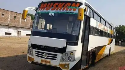 Muskan Travels Bus-Side Image