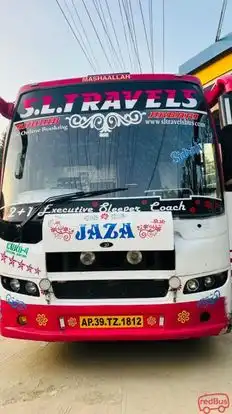 S L Travels Bus-Front Image