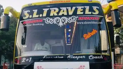 S L Travels Bus-Front Image