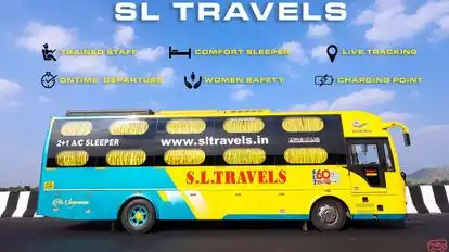 S L Travels Bus-Side Image