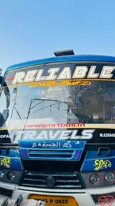 New Reliable Travels Bus-Front Image