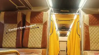Pranjal Travels Bus-Seats layout Image