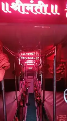 Shrimanti Tours and Travels Bus-Seats layout Image
