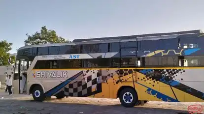 Adhyashakti Travels Bus-Side Image