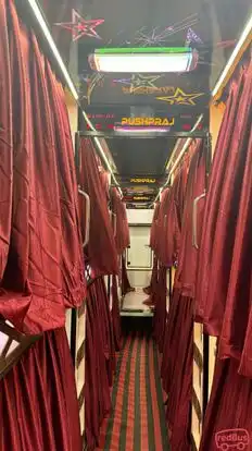 Pushpraj Bus Service Bus-Seats layout Image