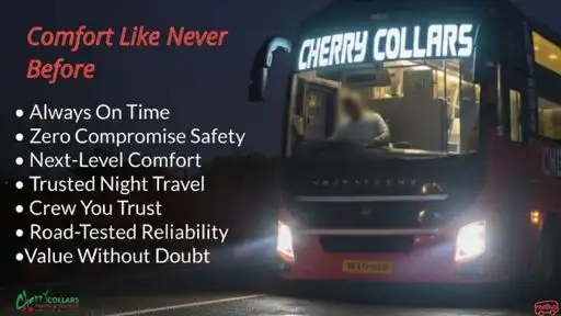 Cherry Collars Bus-Front Image