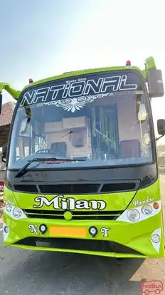 National travels and logistics Bus-Front Image