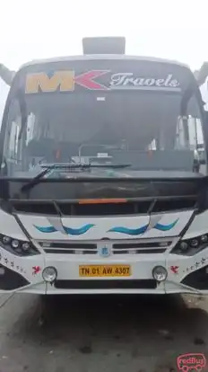 MK (Kathir) Travels Bus-Front Image