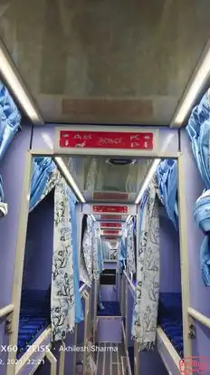 Prince Travels Bus-Seats layout Image