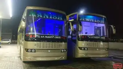 Manish Travels Bus-Front Image