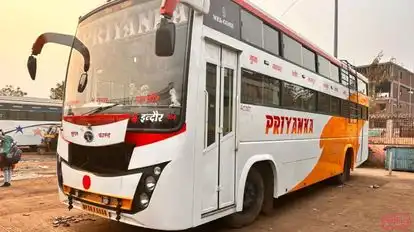 Priyanka Travels Bus-Front Image