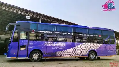 Purple Wings Bus-Side Image