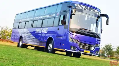 Purple Wings Bus-Side Image