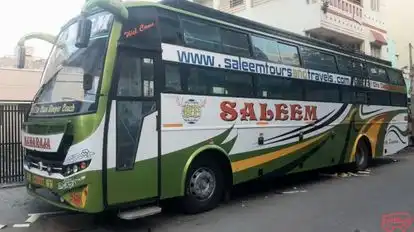 Saleem Travels Bus-Side Image