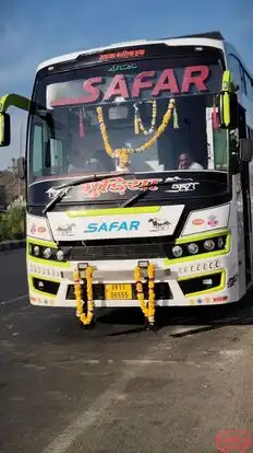 Safar Travels and Cargo Bus-Front Image