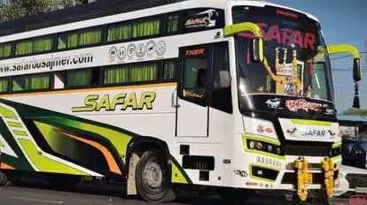 Safar travels and cargo Bus-Front Image