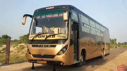 Tiger Travels Bus-Front Image