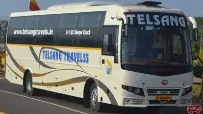 Telsang Travels Bus-Side Image