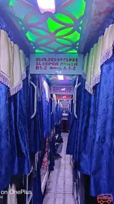 Rajdhani Express Bus-Seats layout Image