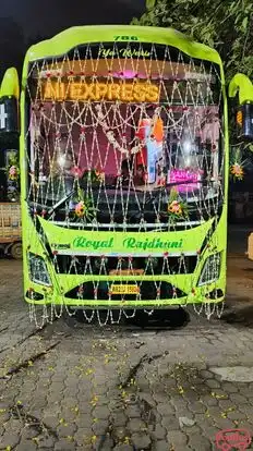 Rajdhani Express Bus-Front Image
