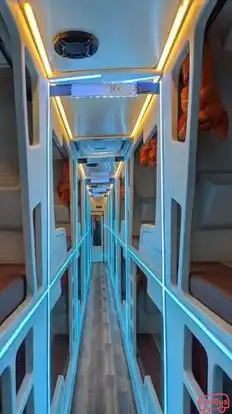Rajdhani Express Bus-Seats layout Image